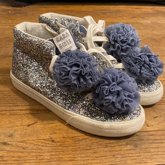 Zara Shoes Zara Girls Designer Sneakers Shoes Sz 37 Or Girls